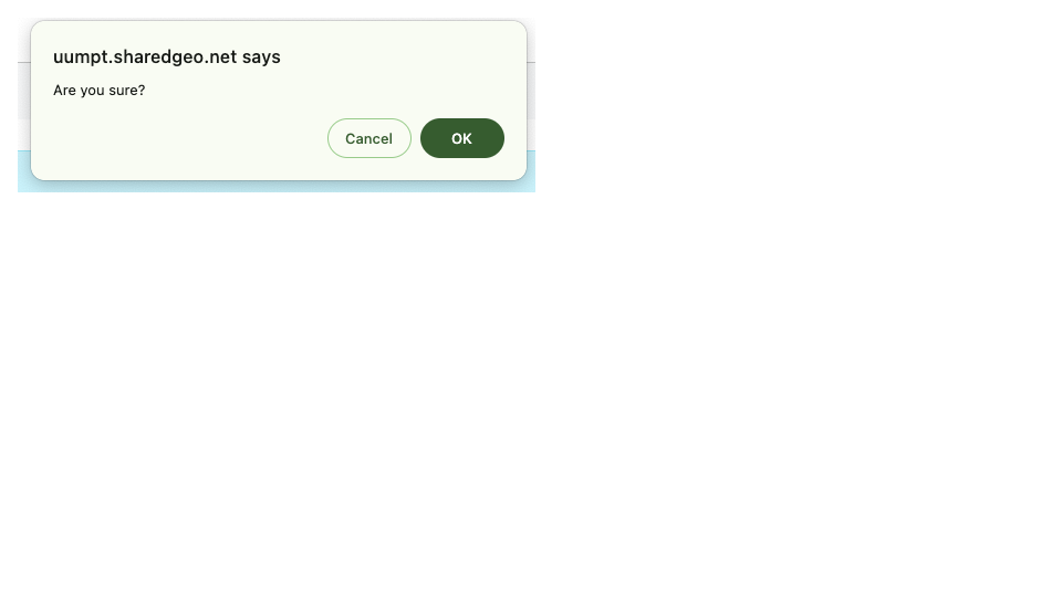 Delete Service Area